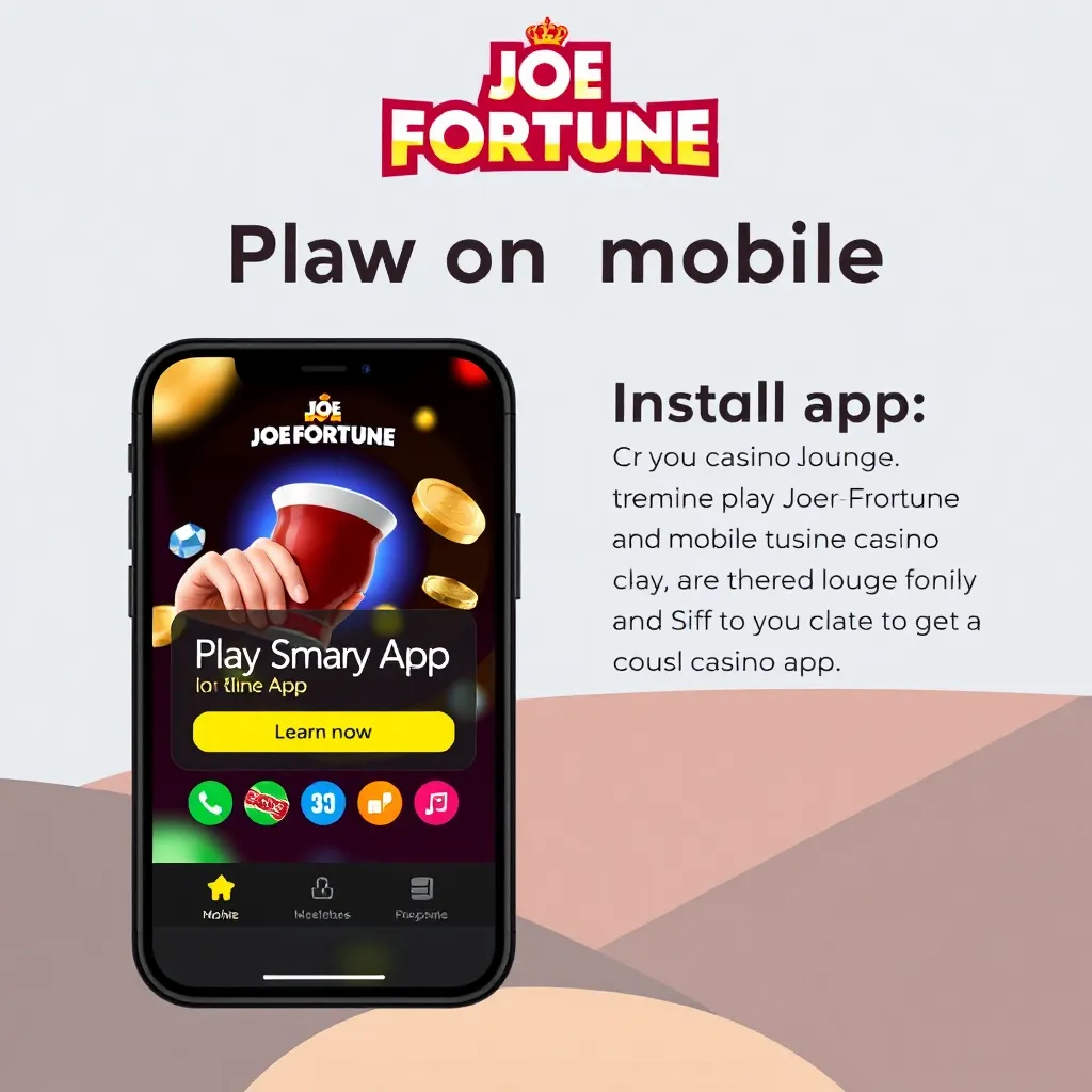 How to Play on Mobile and Install the Joe Fortune Casino App